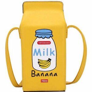 Banana Milk Cross Body Purse